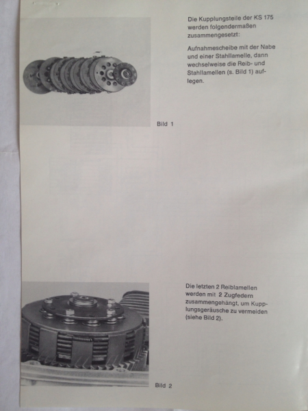 Arbeiten am Zweitaktmotor KS175 Typ521-500